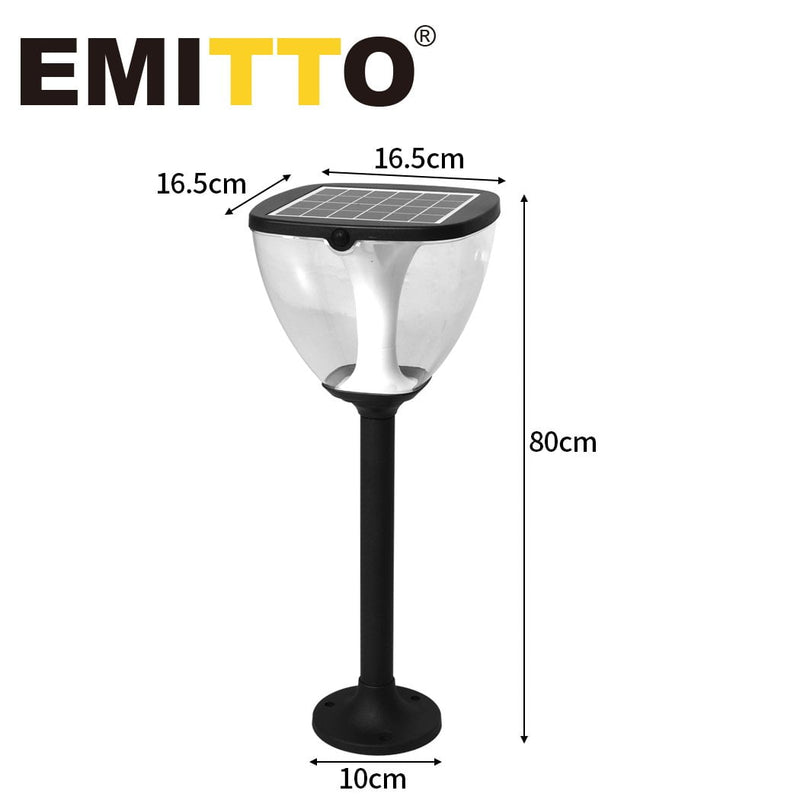 EMITTO Solar Powered LED Ground Garden Lights Path Yard Park Lawn Outdoor 80cm Payday Deals