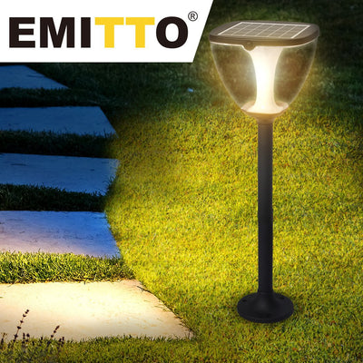 EMITTO Solar Powered LED Ground Garden Lights Path Yard Park Lawn Outdoor 80cm Payday Deals