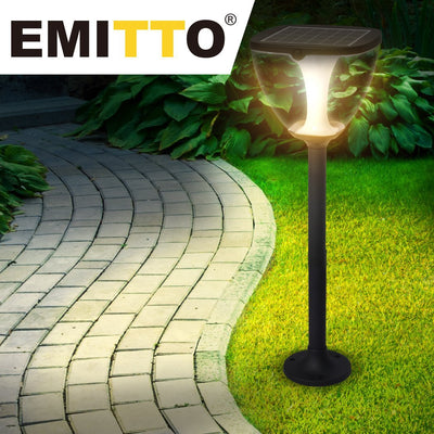 EMITTO Solar Powered LED Ground Garden Lights Path Yard Park Lawn Outdoor 80cm Payday Deals