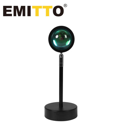 EMITTO USB Rainbow Sunset Projection Lamp LED Modern Romantic Night Light Decor Payday Deals