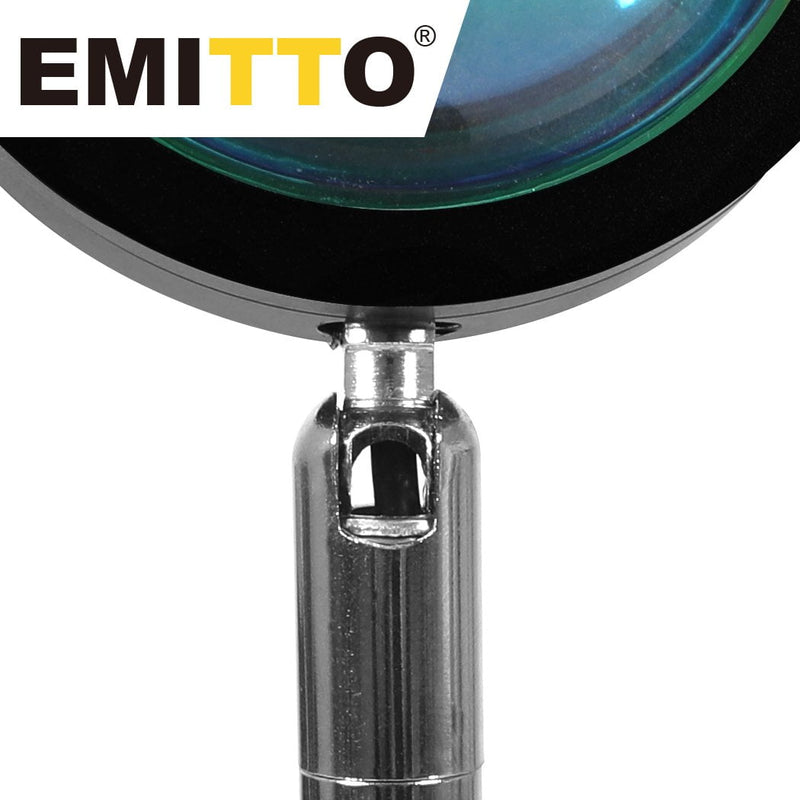 EMITTO USB Rainbow Sunset Projection Lamp LED Modern Romantic Night Light Decor Payday Deals