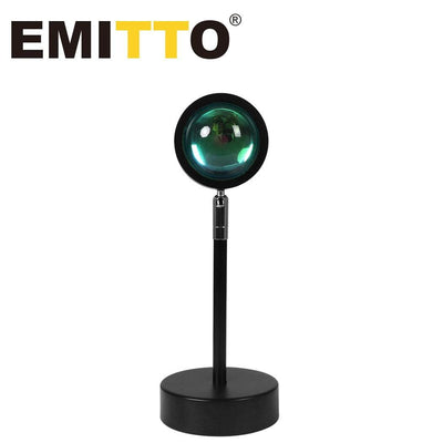 EMITTO USB Sunset Projection Lamp LED Modern Romantic Night Light Decor Sunsetrd Payday Deals