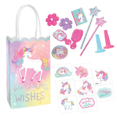 Enchanted Unicorn 8 Guest Loot Kraft Bag Party Pack Payday Deals