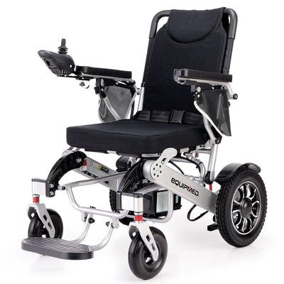 EQUIPMED Electric Wheelchair Folding Motorised 2x250W Power Mobility Scooter Lightweight