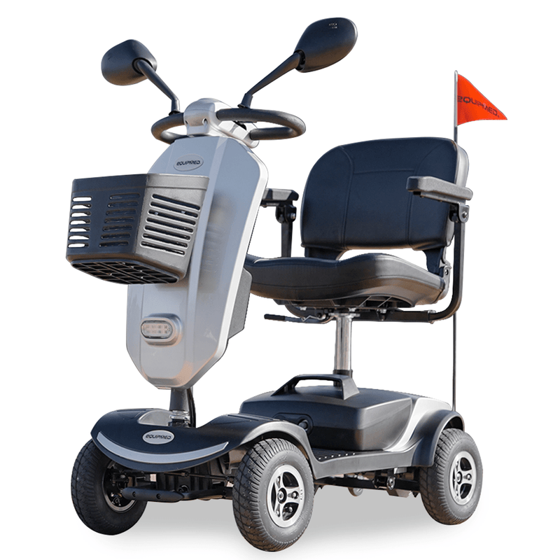 EQUIPMED Mobility Scooter Electric Motorized Ride On E-Scooter for Elderly Older Adult Handicap Aid Payday Deals