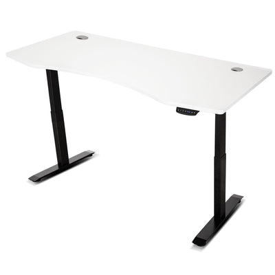 ErgoDesk Automatic Standing Desk 1800mm (White) + Cable Management Tray Payday Deals