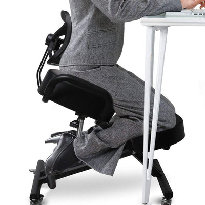 Ergonomic Kneeling Chair Office Home Knee Seat Posture Back Pain Stretch Rest Payday Deals