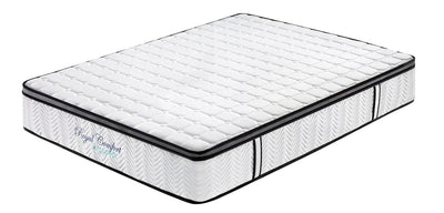 Ergopedic Mattress 5 Zone Latex Pocket Spring In A Box 30cm All Sizes White, Grey, Black King Payday Deals