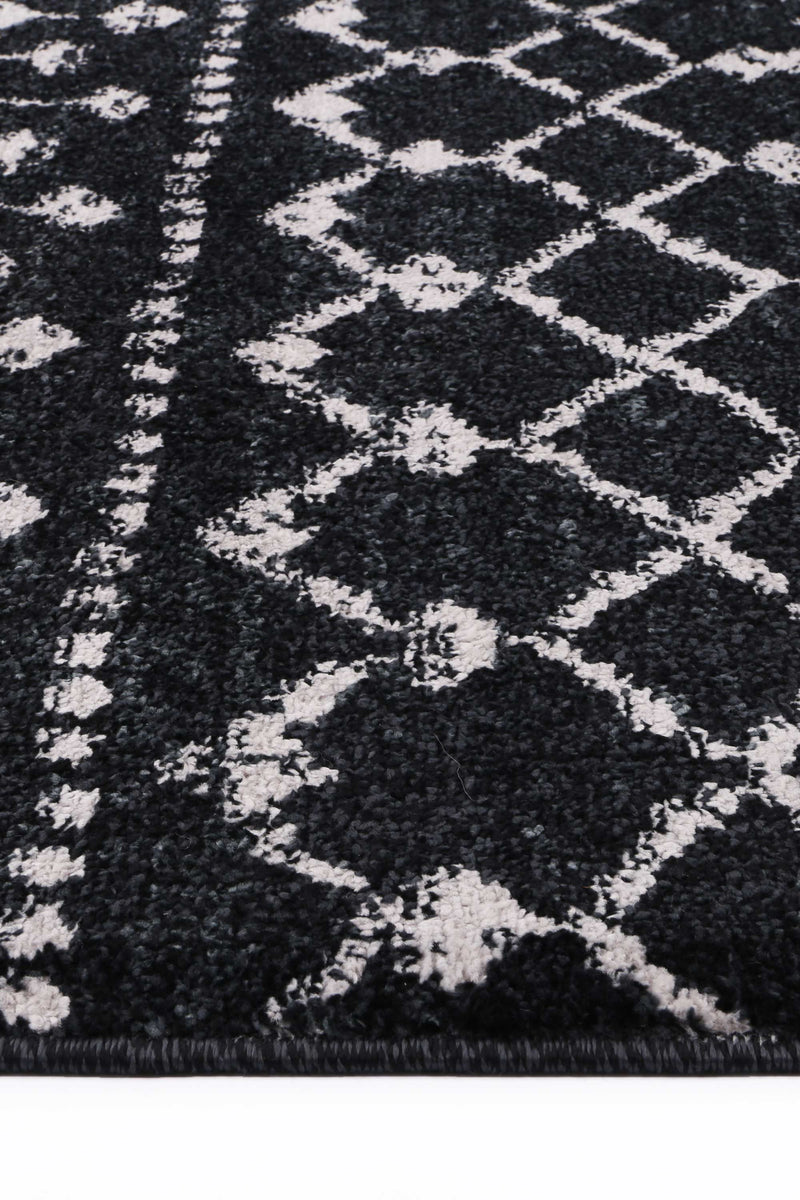 Ermina Tribal Anthracite Rug 200x290cm Payday Deals