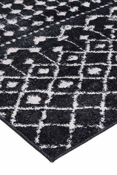 Ermina Tribal Anthracite Rug 200x290cm Payday Deals