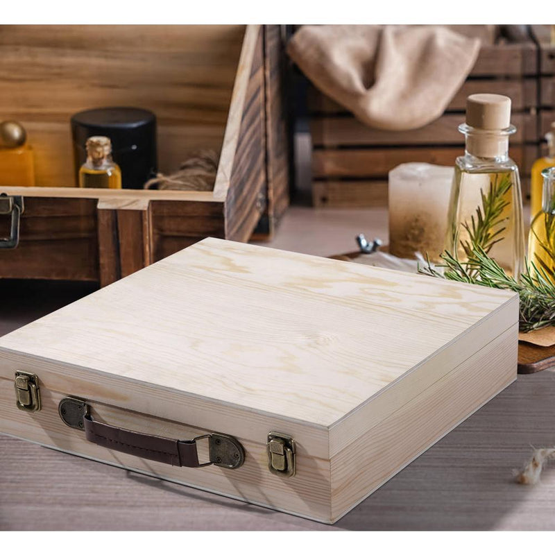 Essential Oil Storage Box Wooden 85 Slots Aromatherapy Container Organiser Case Payday Deals