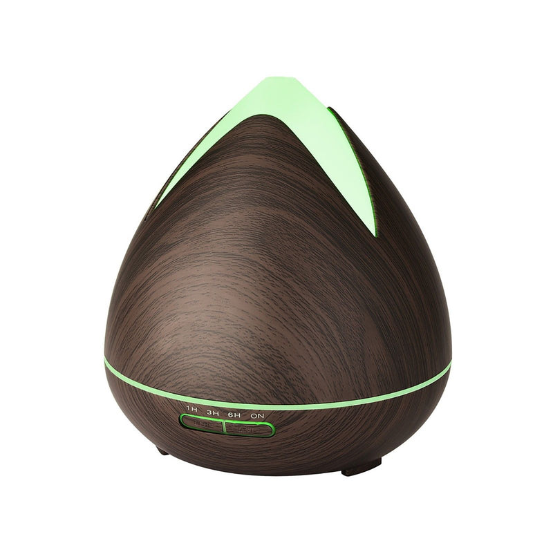 Essential Oils Ultrasonic Aromatherapy Diffuser Air Humidifier Purify 400ML  Dark Wood Payday Deals