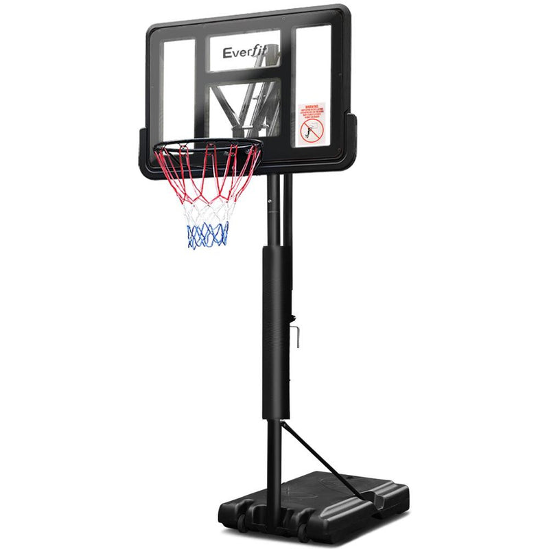 Everfit 3.05M Basketball Hoop Stand System Ring Portable Net Height Adjustable Black Payday Deals
