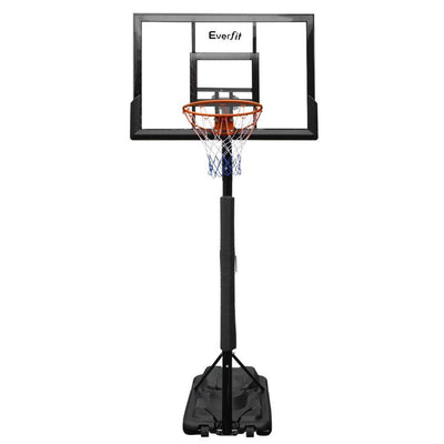 Everfit 3.05M Portable Basketball Stand System Height Adjustable Black