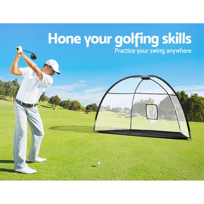 Everfit 3.5M Golf Practice Net with Driving Mat Training Target Hitting Mat Payday Deals