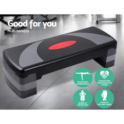 Everfit 3 Level Aerobic Step Bench Payday Deals