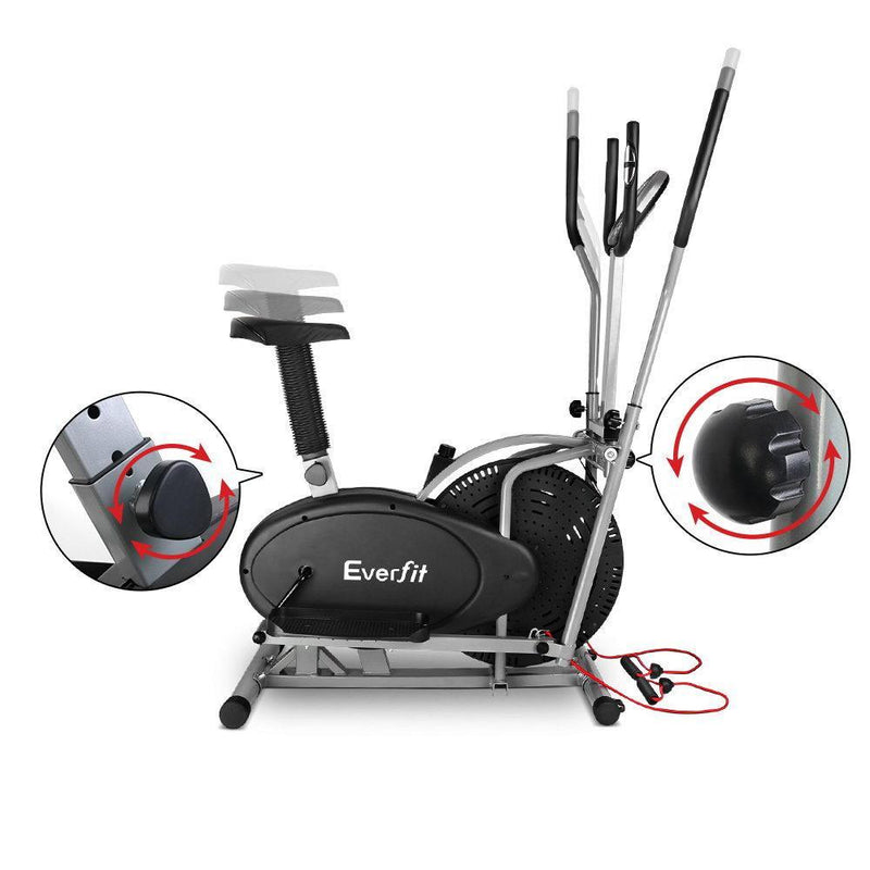 Everfit 5in1 Elliptical Cross Trainer Exercise Bike Bicycle Fitness