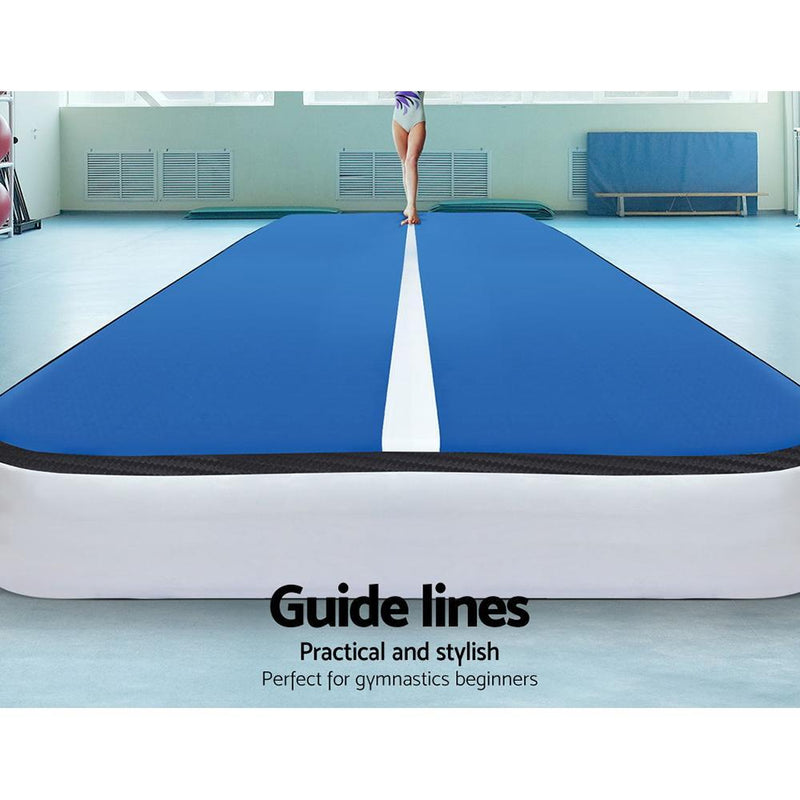 Everfit 6MX2MX0.3M Airtrack Inflatable Air Track Tumbling Floor Mat Gymnastics