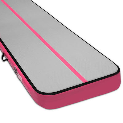 Everfit 7MX1M Inflatable Airtrack Air Track Tumbling Gymnastics Mat Floor Pink