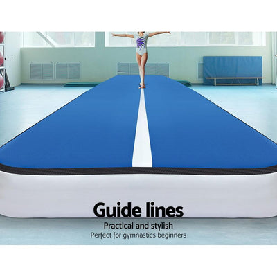 Everfit 8MX2MX0.3M Airtrack Inflatable Air Track Tumbling Floor Mat Gymnastics