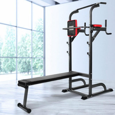 Everfit 9-IN-1 Power Tower Weight Bench Multi-Function Station Payday Deals
