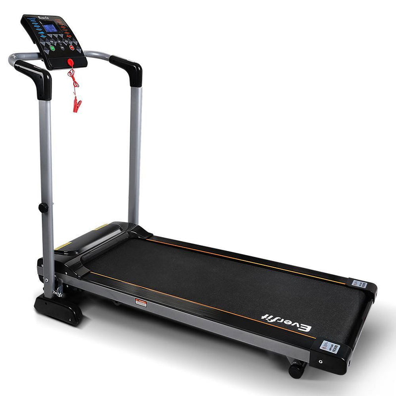 Everfit Electric Treadmill 40cm Running Home Gym Fitness Machine Black Silver