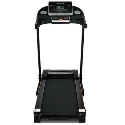 Everfit Electric Treadmill 42cm Running Home Gym Fitness Machine Black