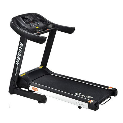 Electric Treadmill 43cm Incline Running Home Gym Fitness Machine Black