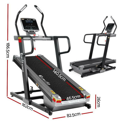 Everfit Electric Treadmill Auto Incline Trainer CM01 40 Level Incline Gym Exercise Running Machine Fitness Payday Deals