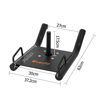 Everfit Fitness Power Sled - Black