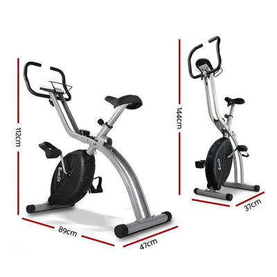 Everfit Folding Magnetic Exercise X-Bike X bike Bicycle Cycling Fitness