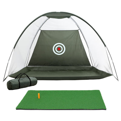 Everfit Golf Practice Net And Training Mat Driving Range Target Hitting Mat Payday Deals