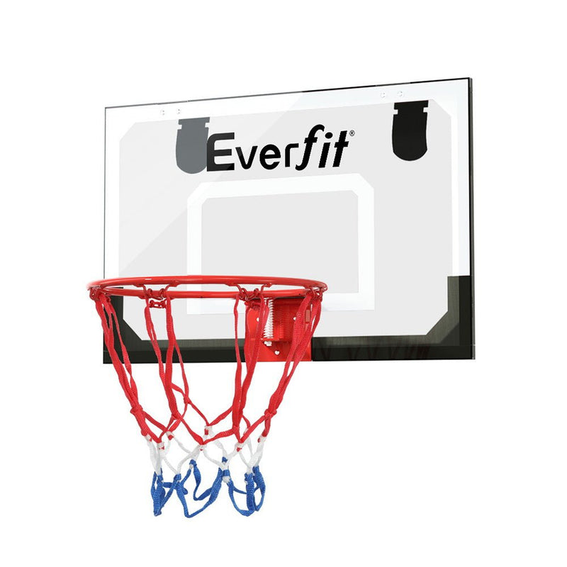 Everfit Mini Basketball Hoop Door Wall Mounted Kids Sport Backboard Indoor Black Payday Deals