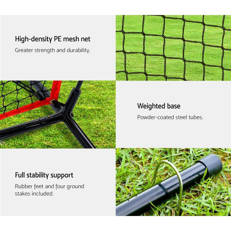Everfit Portable Baseball Training Net Stand Softball Practice Sports Tennis Payday Deals