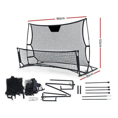 Everfit Portable Soccer Rebounder Net Volley Training Football Goal Pass Trainer Payday Deals
