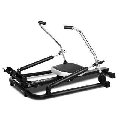 Everfit Rowing Exercise Machine Rower Hydraulic Resistance Fitness Gym Cardio Payday Deals