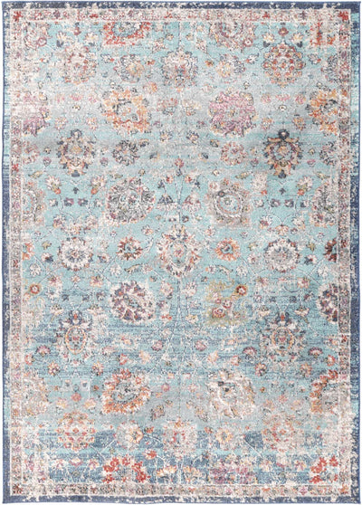 Ezra Multi Blue Traditional Rug 160x230 Payday Deals