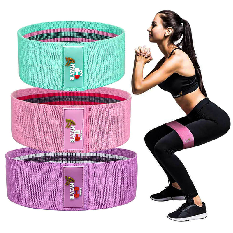 Fabric Resistance Booty Bands | Set of 3 Bands (S, M, L)