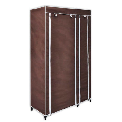 Fabric Wardrobes 2 pcs Brown Payday Deals