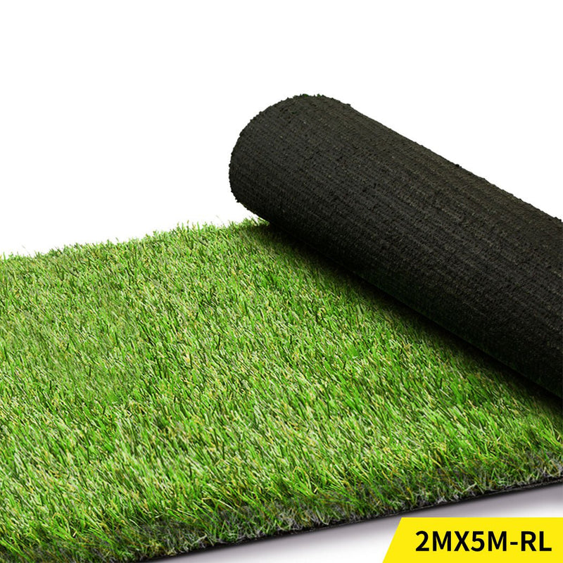 Fake Grass 10SQM Artifiical Lawn Flooring Outdoor Synthetic Turf Plant Lawn 35MM Payday Deals