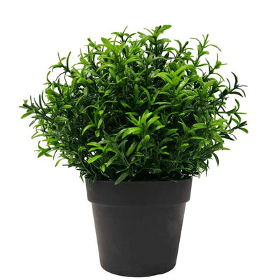 Small Potted Artificial Bright Rosemary Herb Plant UV Resistant 20cm - Payday Deals