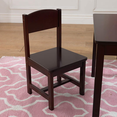 Farmhouse Table & 4 Chair Set (Brown) Payday Deals