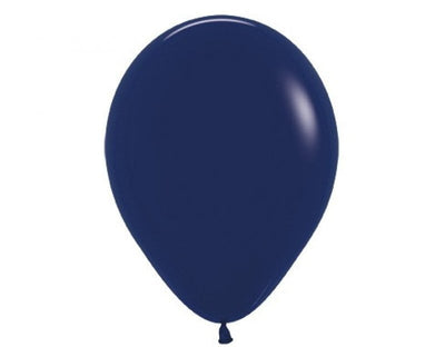 Fashion Navy Blue Latex Balloons 25 Pack