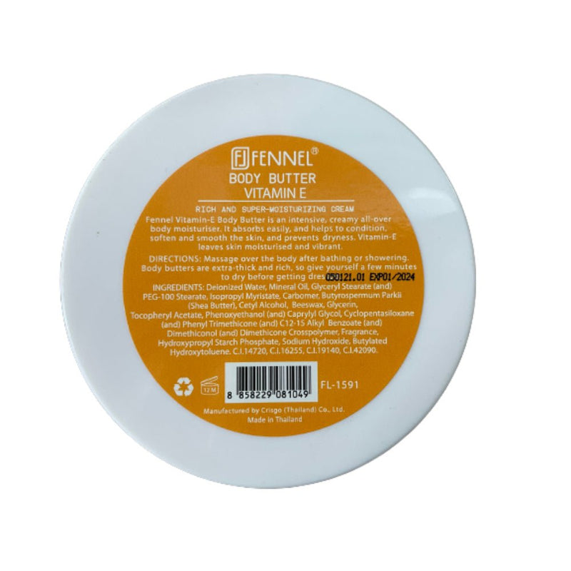 Fennel Body Butter Vitamin E 200g Payday Deals