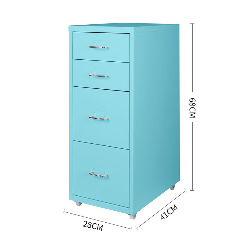 Filing Cabinet Storage Cabinets Steel Metal Home School Office Organise 4 Drawer
