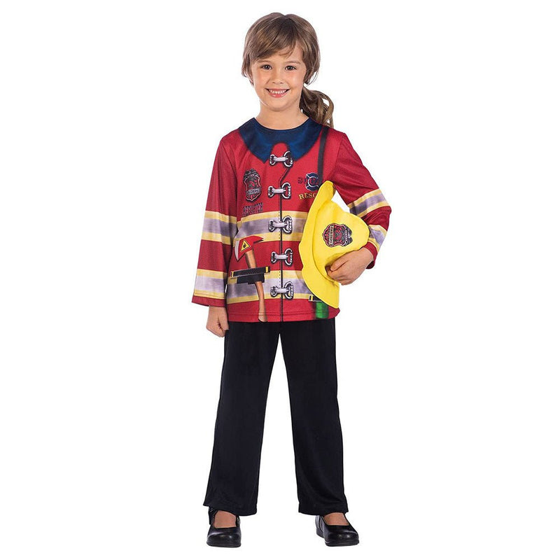 Fire Fighter Costume Child 3-4 Years Payday Deals