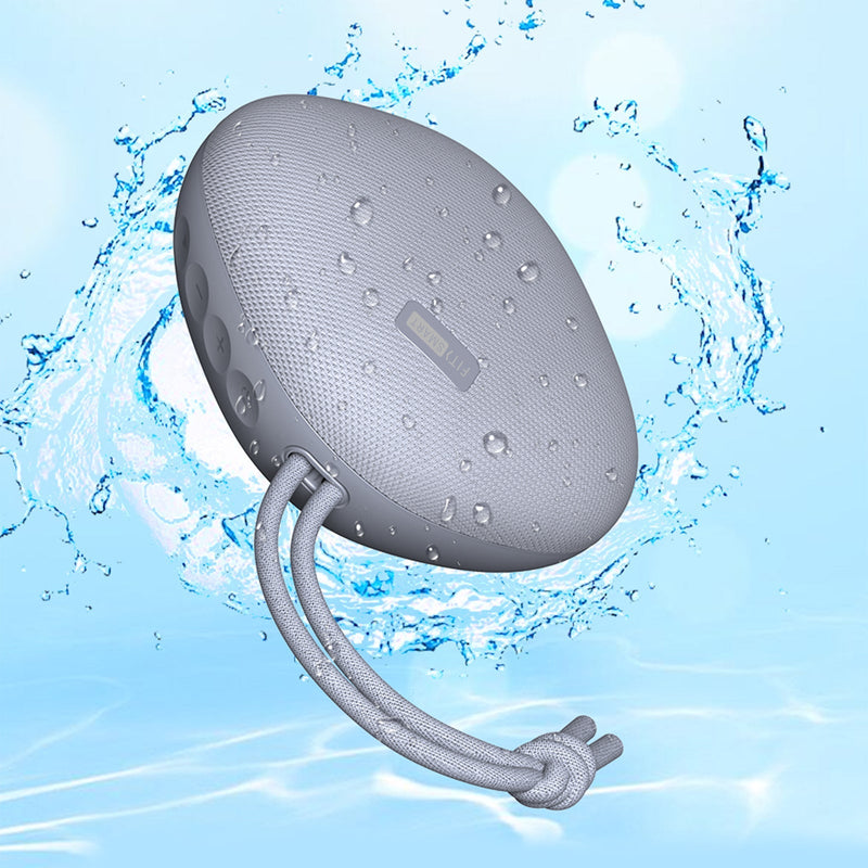 Fitsmart Waterproof Bluetooth Speaker Portable Wireless Stereo Sound Silver Payday Deals