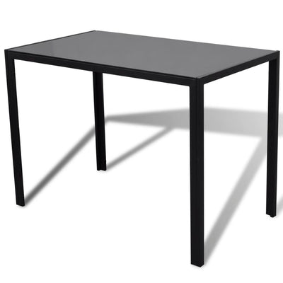 Five Piece Dining Table Set Black Payday Deals