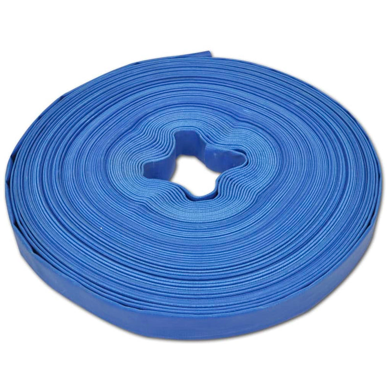 Flat Hose 50 m 1" PVC Water Delivery Payday Deals