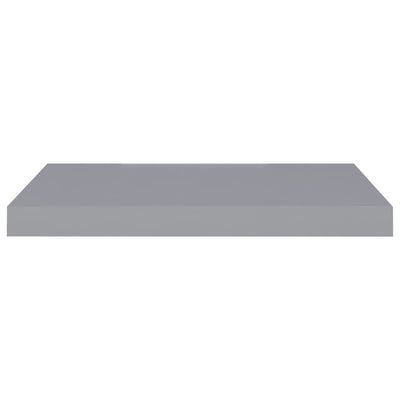 Floating Wall Shelves 2 pcs Grey 60x23.5x3.8 cm MDF Payday Deals